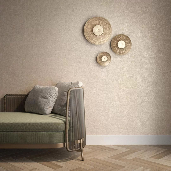 KM8411 Обои виниловые на флизелиновой основе Трофи мотив, бежевый светлый Kerama Marazzi