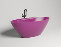 Ванна отдельностоящая Salini Diva, Solix, 1780х855х600, RAL 4006 Пурпурный, 102221MRF