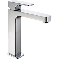 CU00150121 Смеситель для раковины на 1 отверстие, высокий h150мм, без д/к, хром, CISAL, Cubic