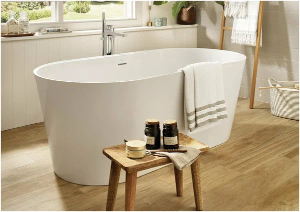 Ванна Roca RAINA 1590х790х590 stonex белая 7248466000 ( УЦЕНКА, царапина)