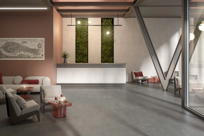 DD571090R Про Догана серый темный матовый обрезной Kerama Marazzi 80x160