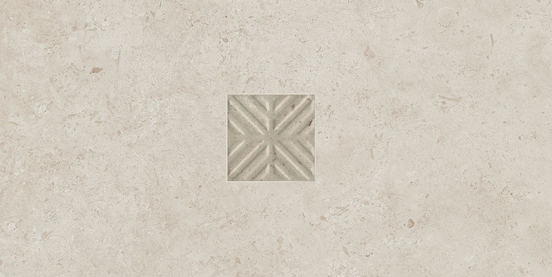 ID128 Декор Карму наборный бежевый матовый Kerama Marazzi 30x60