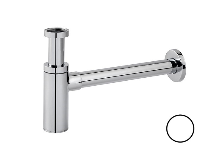 100326684 Noken Round Сифон бутылочный для раковины, белый