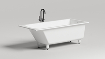 Ванна встраиваемая Salini Cascata, S-Sense, 1706x750x620, белая глянецевая, 104113G
