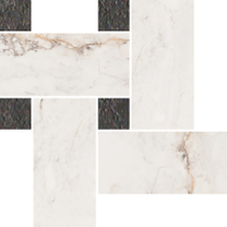 Malla Gold Twisted мозаика Pamesa