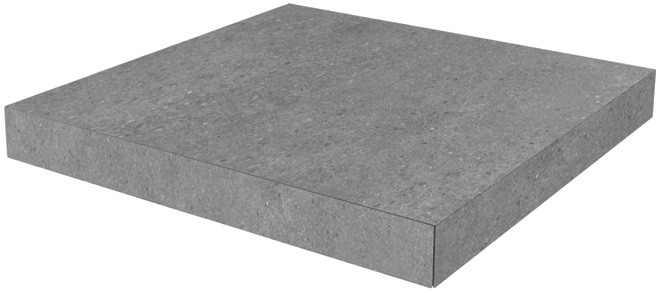 DL500920R\GCA Ступень угловая клееная Фондамента серый Kerama Marazzi 33x33
