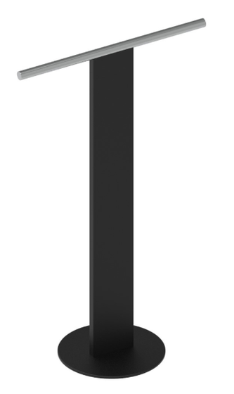 04987 370101 Keuco Напольная стойка полотенцедержатель, черный/хром