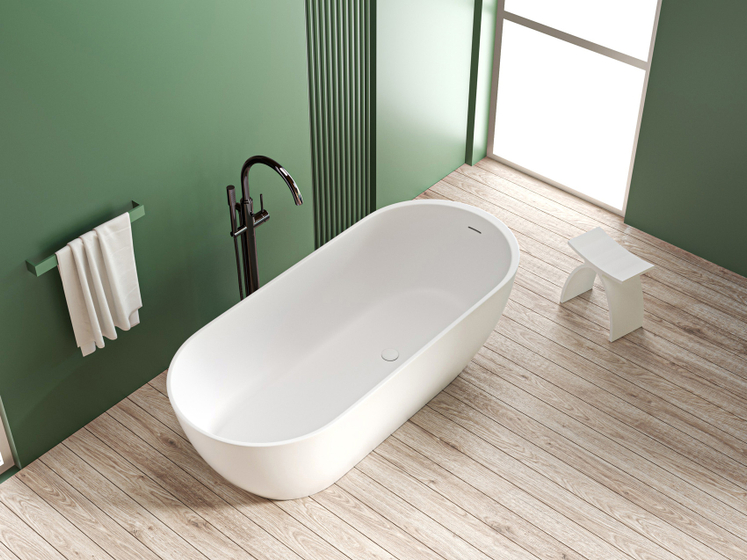 Ванна DA-B027 отдельностоящая (1695х720х515), Solid Surface,белая