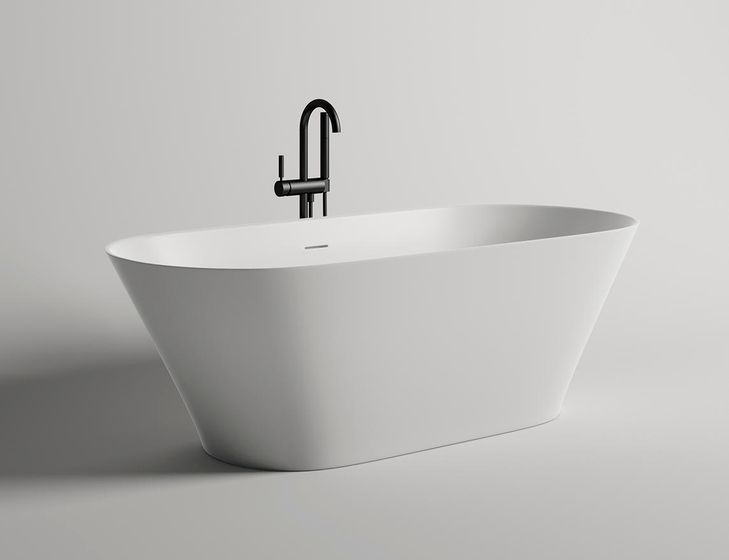 Ванна отдельностоящая Salini Mona, Sapirit, 1800х800х595 мм, белая, 102911G