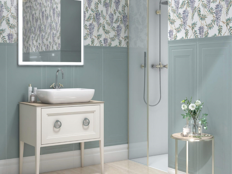 14018R/3F Монфорте декор Цветы обрезной Kerama Marazzi 40x120