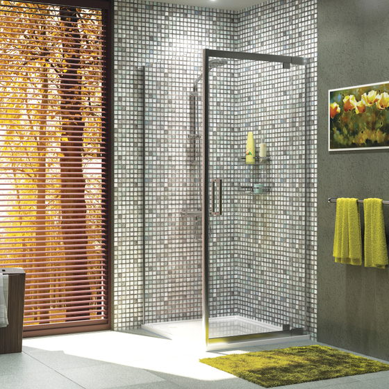 Душевой угол Wasserkraft Berkel 48P19, 100x100x200 см, 6 мм, серебристый профиль