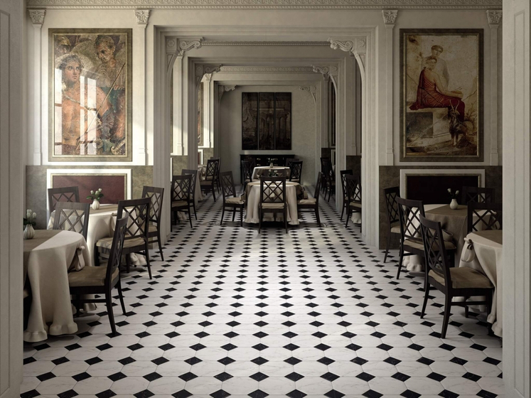 1268НS Вставка  Сансеверо  черный Kerama Marazzi 9,8х9,8