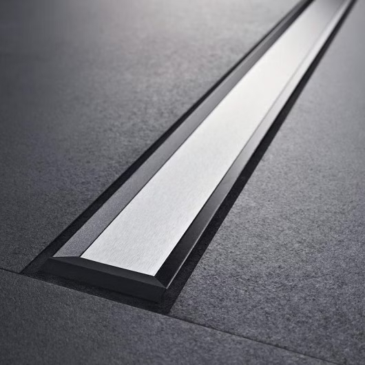 Крышка душевого канала Geberit CleanLine 20: 90-130 cм,тёмный/потёртый металл (154.451.00.1)