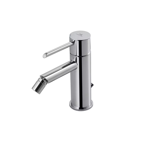 100208380 Noken Round Смеситель для биде с донным клапаном, черный