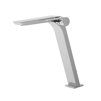 100272330 Noken Oxo Смеситель для раковины высокий, с донным клапаном, 280 мм, хром