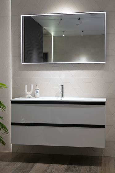 Тумба с раковиной Oasis Forewer 1200х560x510мм Opaco Bianco