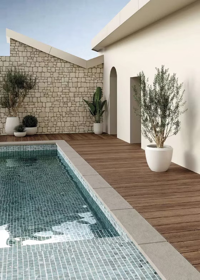 7103 Oasis Turquoise чип 25  мозаика Vidrepur