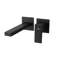 100318259 Noken Square Наружная часть встроенного смесителя для раковины, черный