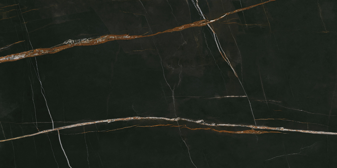 Люссо Неро LLR Легкое лаппатирование 60x120