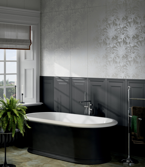 14052R Синтра 2 панель черный матовый обрезной Kerama Marazzi 40x120