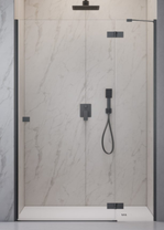 Дверь в нишу Essenza DWJ 90, 900х1935 мм, Brushed GunMetal, 1385013-92-01L, 6 мм