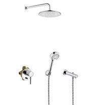 Комплект для душа Kludi Bozz, хром, 7 в 1, 386310576