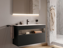 Тумба Keuco Stageline (1000х625х490) vulcanite, раковина Plan (32872970100+32970311001)