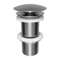 Донный клапан БЕЗ click-clack, к сифону для умывальника Omnires, без перелива A82CR (хром)