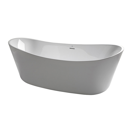 Ванна Noken Lounge Fluid 170х80 акриловая (100341912 + сифон 100304809)