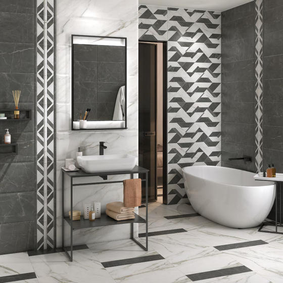 13097TR Буонарроти  белый обрезной Kerama Marazzi 30x89.5