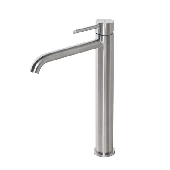 100283299 Noken Round Inox Смеситель для раковины высокий, полированная нержавеющая сталь