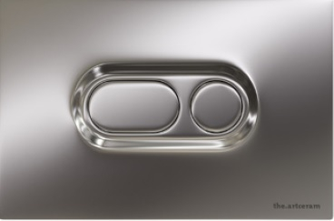 702.000.71 Смывная клавиша Atelier, Artceram, хром глянец