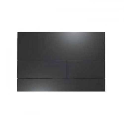 9240833 TECE Square II Металлическая панель смыва, цвет панели черный, цвет клавиш черный