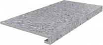 SG632620R/GCF Ступень клееная Терраццо серый Kerama Marazzi 33х60