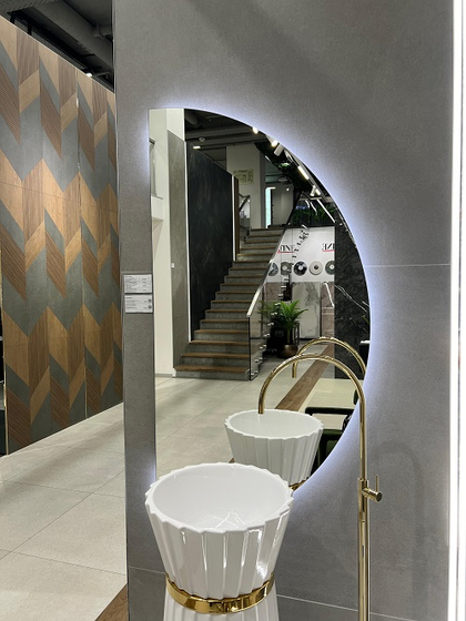 Зеркало Oasis Kant 1600x800 мм (0KASP080) светодиодная подсветка, сенсор с диммером