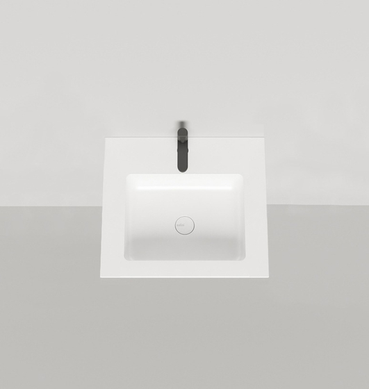 Раковина Onda Plus Solix, 600х500, белый, 1402203M, отверстие под смеситель, с донным клапаном
