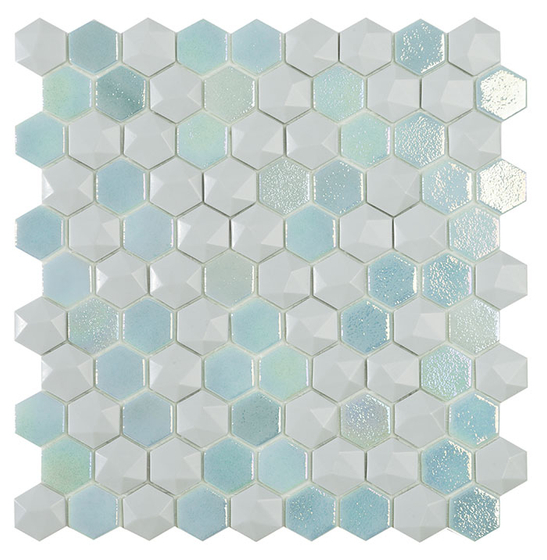 Glaicer Mix Hex мозаика Vidrepur