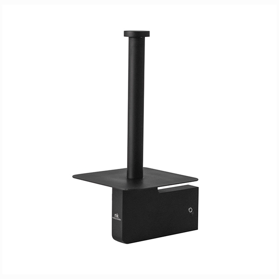 Держатель туалетной бумаги вертикальный Noken Urban C, черный, 100211349