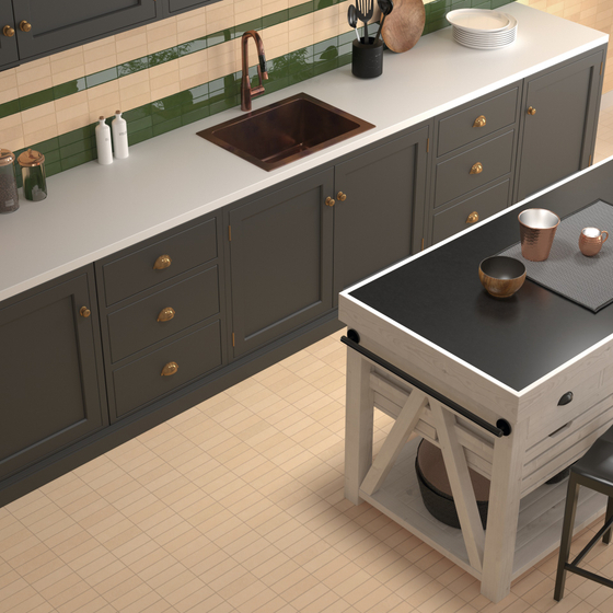 Fango Green Gloss плитка Equipe 5х15