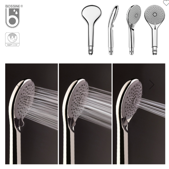 Душевая стойка BOSSINI ELIOS L10172.073 термостат, черный матовый
