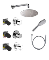 Комплект для душа Keuco №1 с термостатом, хром