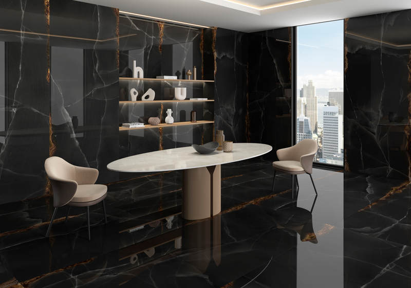 Onice Black Polished керамогранит ARKLAM 120х300