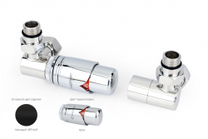 Автоматический терморегулятор 3D левый G 1/2" НР х G 3/4" НГ (набор) 31-1421-6203