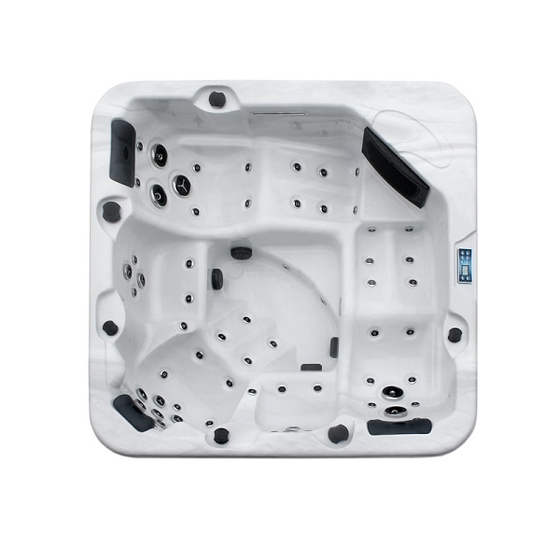 Минибассейн 329A (200х200х88) 5 мест,нагреватель 3kW, LED подсветка, 3HP, озонация, 82 г/массажных джета