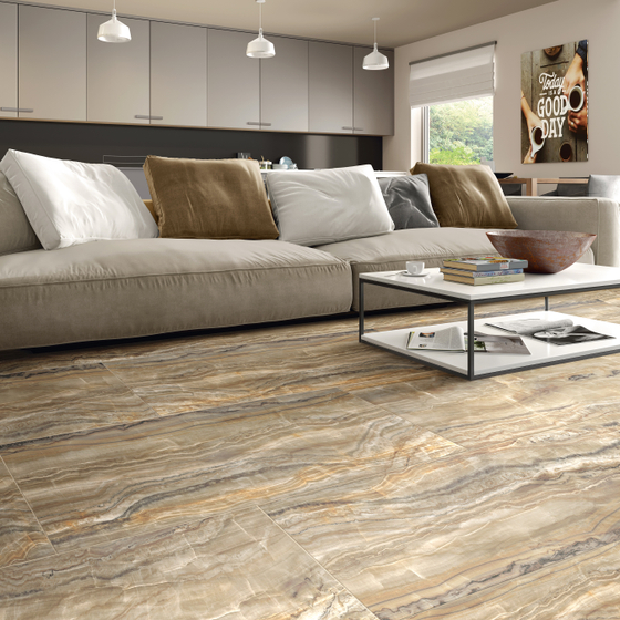 Оникс Коричневый (Brown) LLR Легкое лаппатирование 60x120