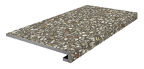 KM6060G0051RGCF Ступень клееная фронтальная Бричиола коричневый матовый Kerama Marazzi 33х60