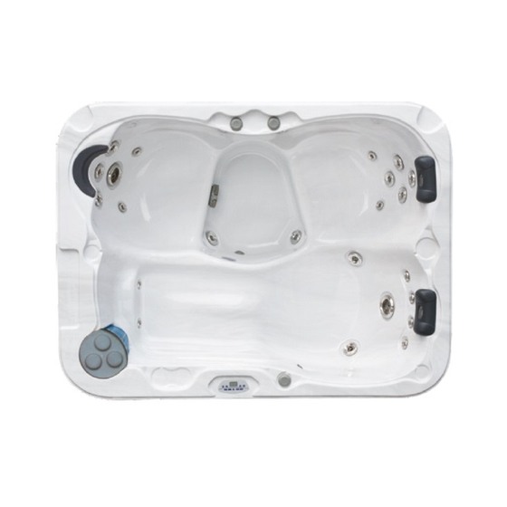 Минибассейн 355G (205х155х81) мест 3,нагреватель 3kW, LED подсветка, помпа 3HP, озонация 26 г/м джетов