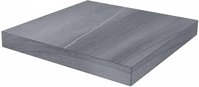 DL500520R\GCA Ступень Роверелла угловая клееная серый Kerama Marazzi 33x33