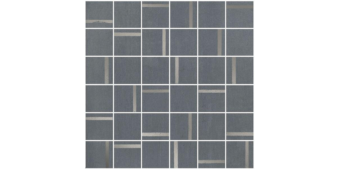 SG640220/MM Декор Гварди 2 мозаичный синий матовый обрезной Kerama Marazzi 30x30