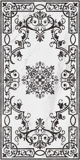 SG591702R Монте Тиберио декорированный лаппатированный Kerama Marazzi 119.5x238.5